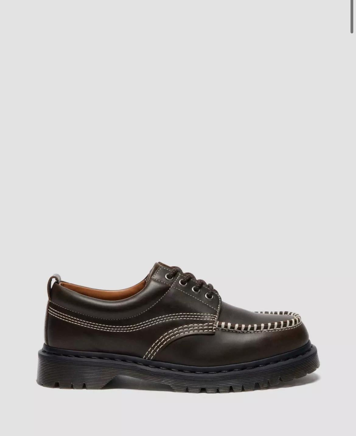 Dr. Martens Lowell Olive Orleans Moc Toe Shoe