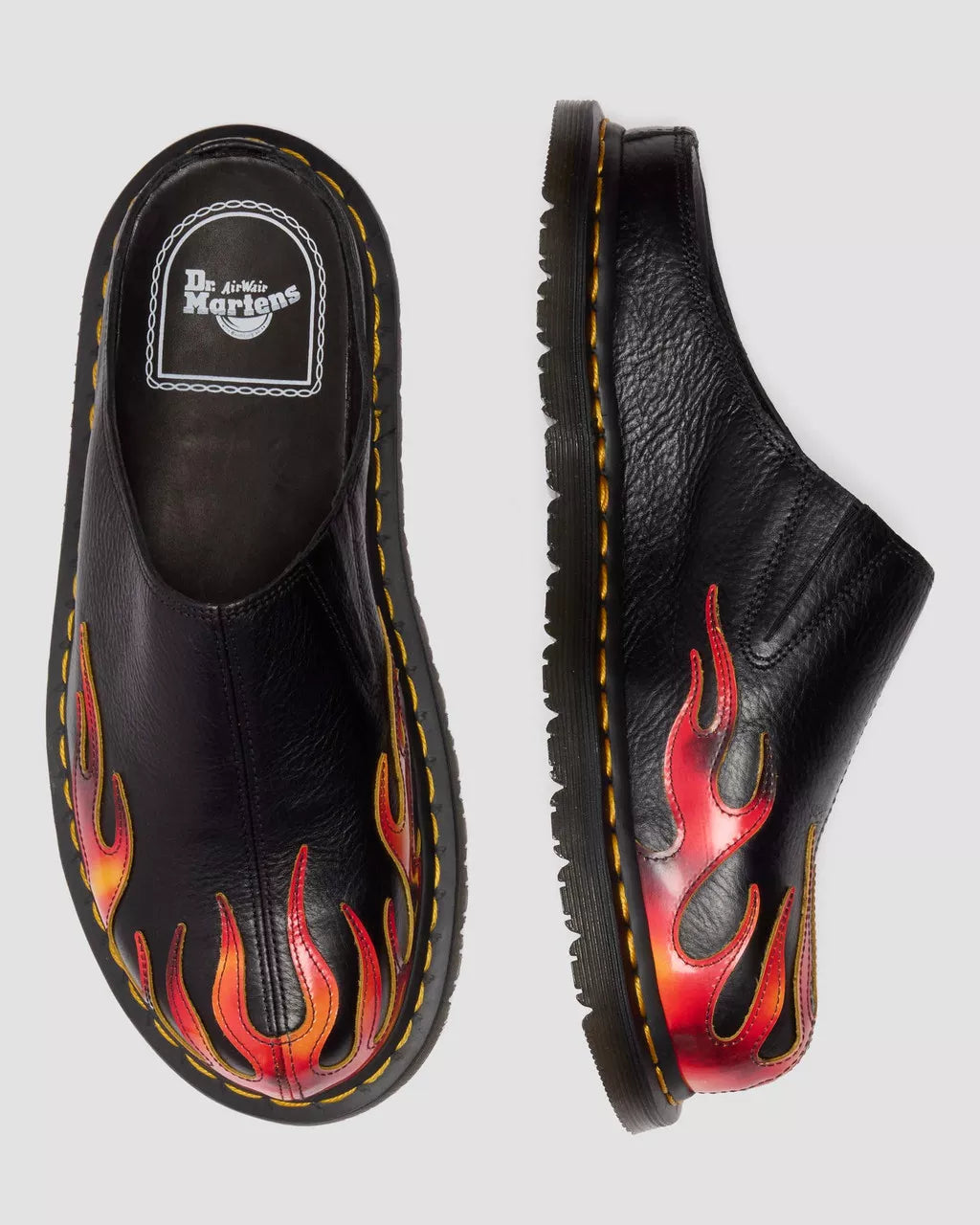 Dr. Martens Black + Multi Overdrive + Arcadia San Mule