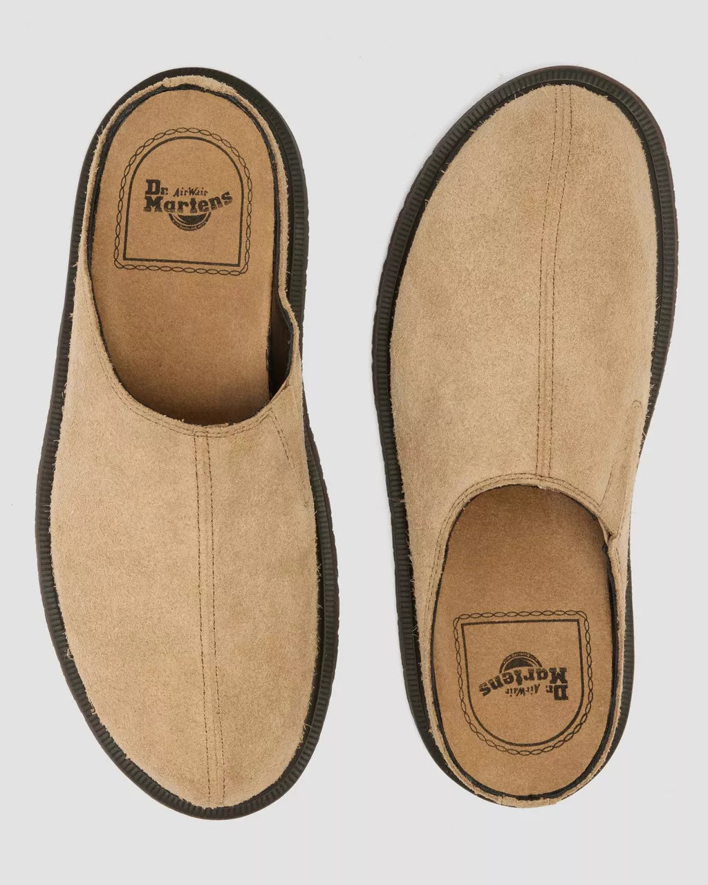 San Hairy Suede Mules - Savannah Tan