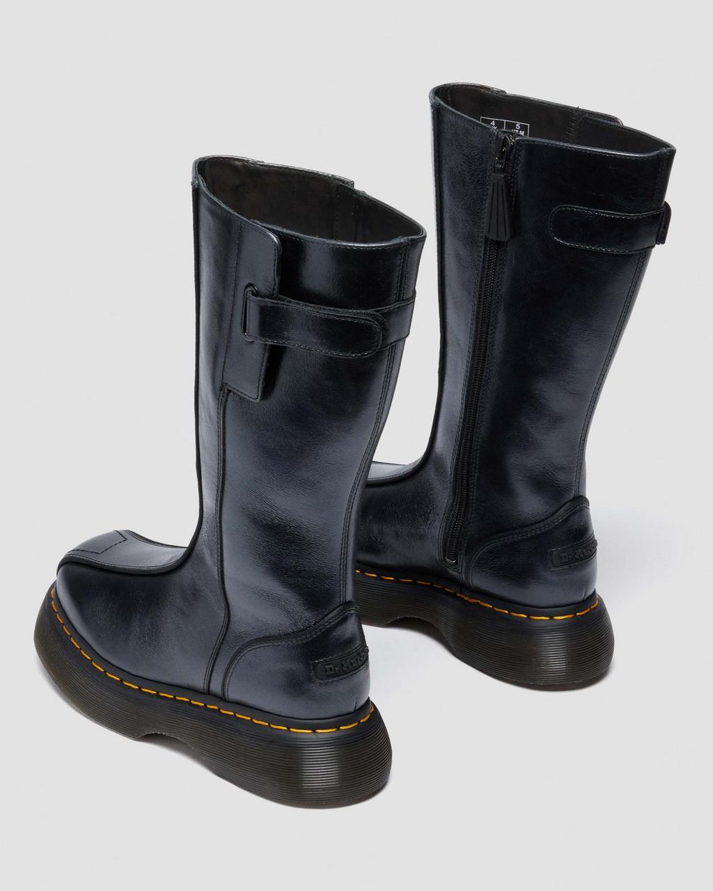 Dr. Martens Buzz Hi Eclipse Leather Boots - Black