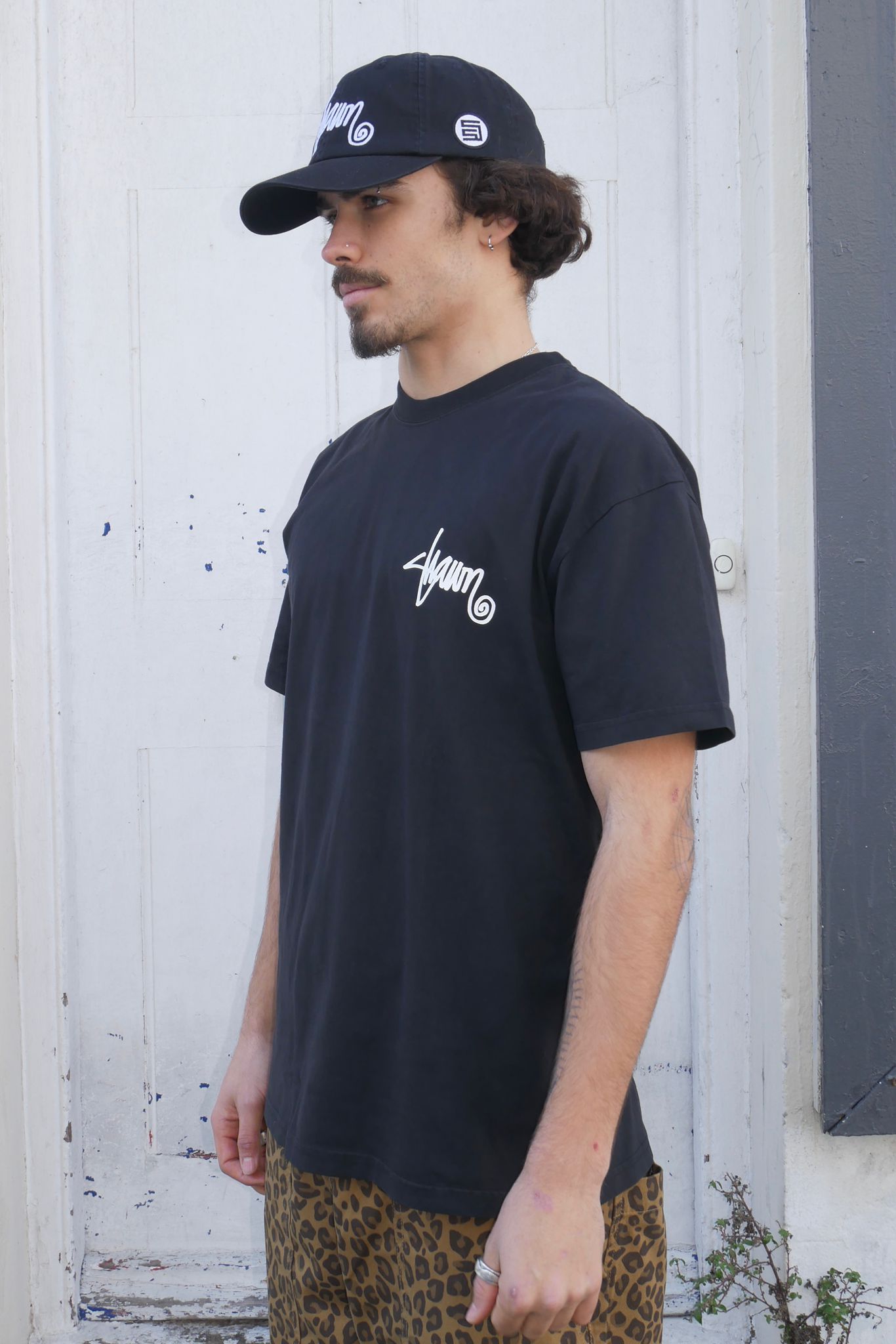 S Double Roots T-shirt Black