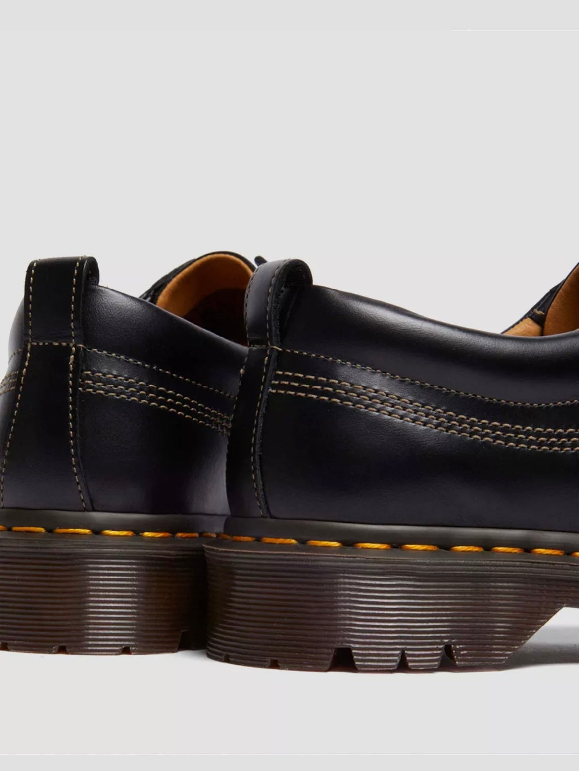 Dr. Martens Lowell Black Analine Moc Toe Shoe