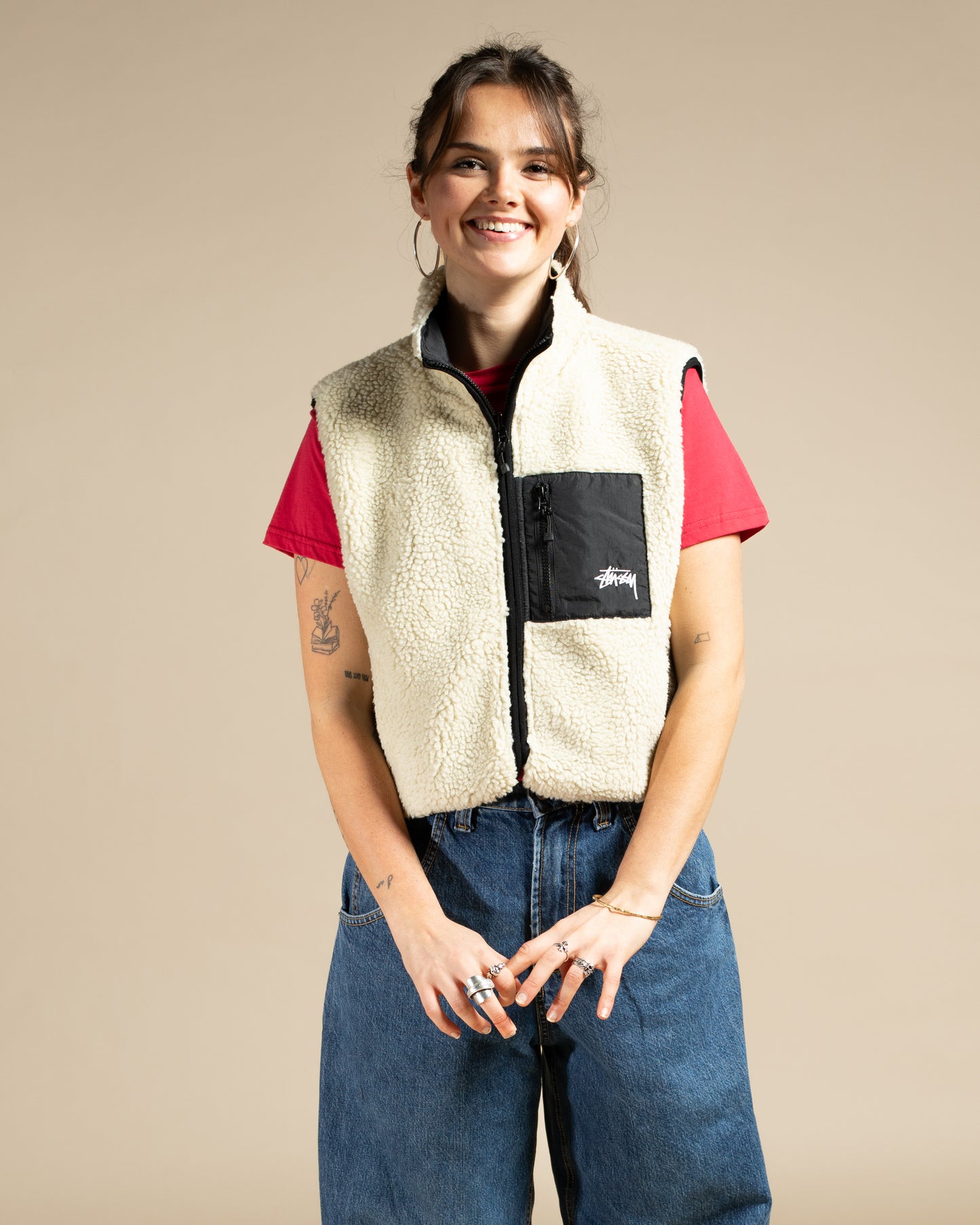 Stüssy Reversible Fleece Gilet