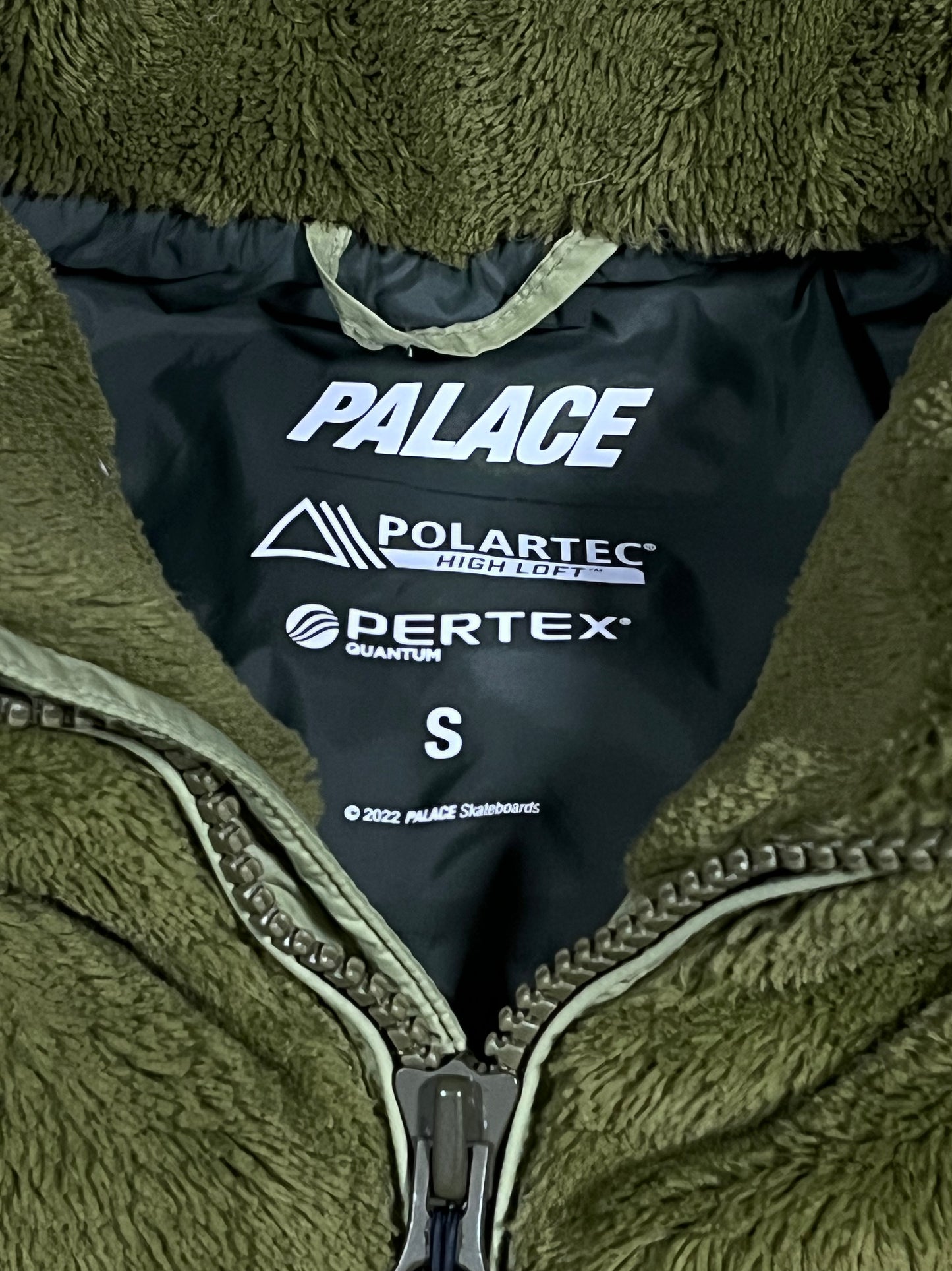 Palace Puffer Jacket Polartec & Pertex (Small)