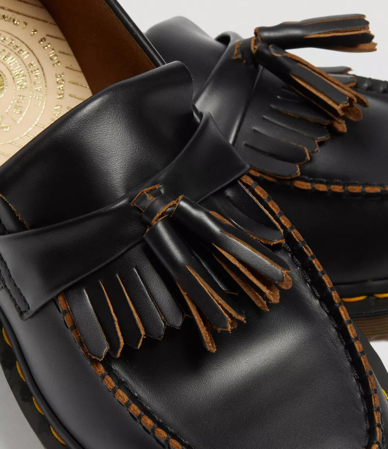 Dr. Martens Quilon Leather Tassel Loafer Made in England