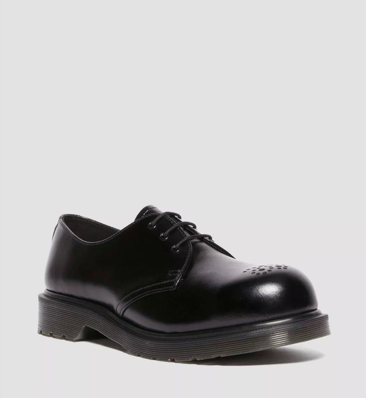 Dr. Martens 1461 Analine Leather Steel Toe Brogue Shoe
