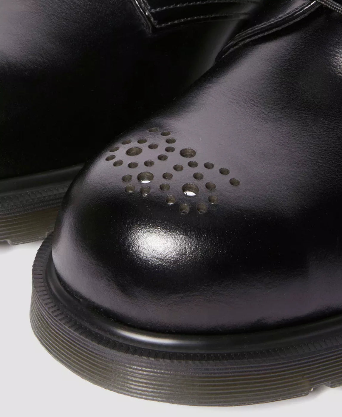 Dr. Martens 1461 Analine Leather Steel Toe Brogue Shoe