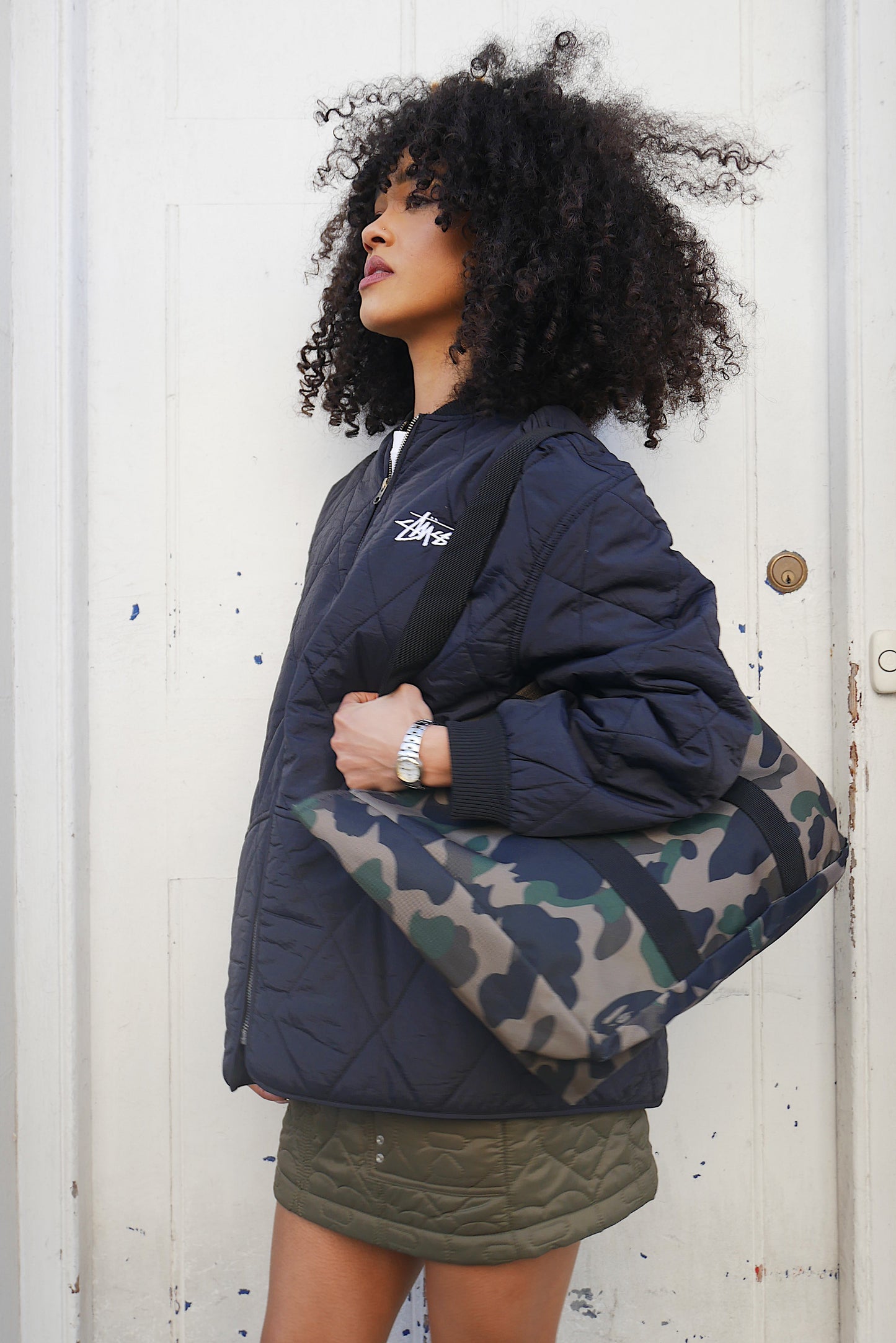A Bathing Ape Camo Tote Bag