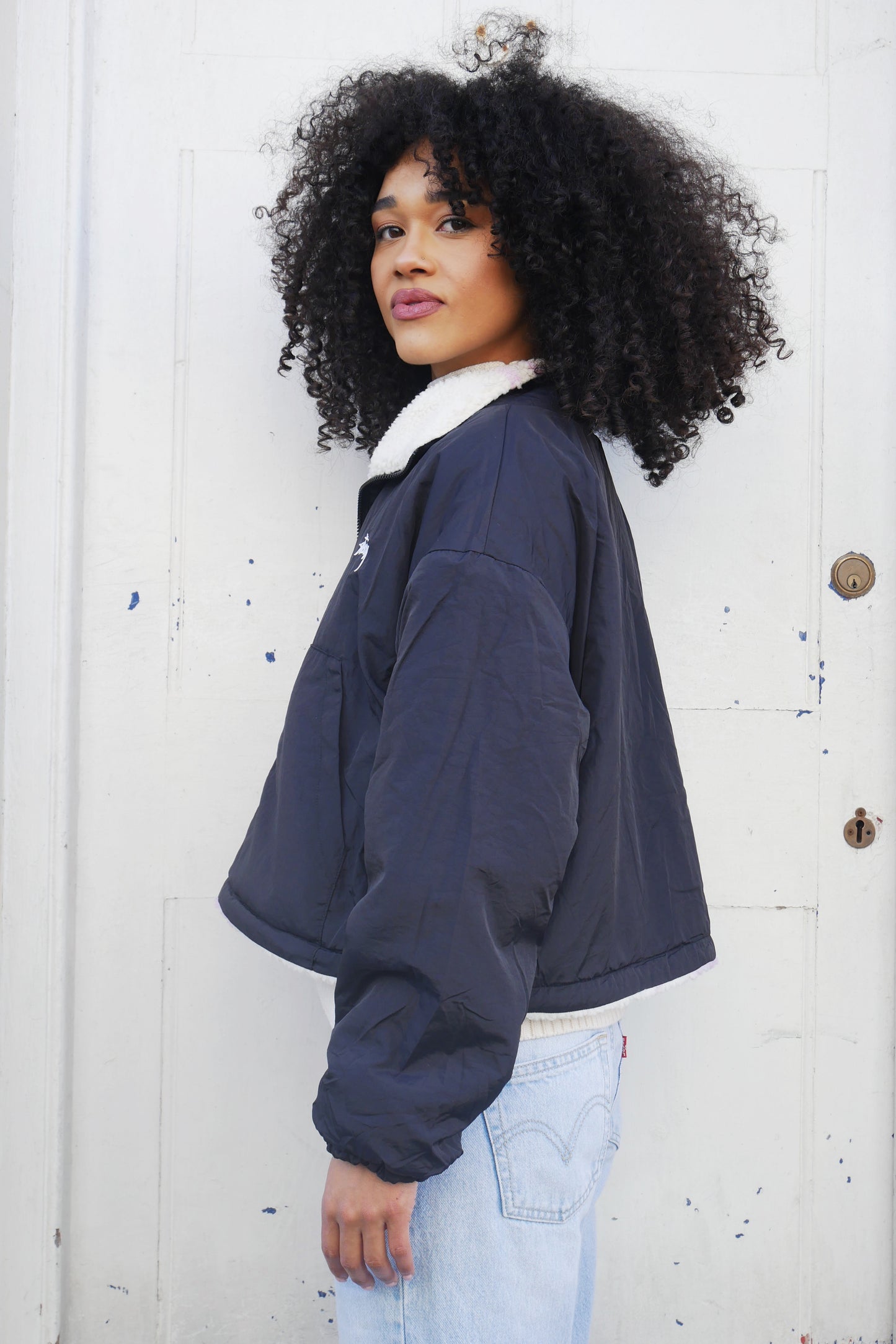 Stüssy Reversible Dragon Jacket Pink