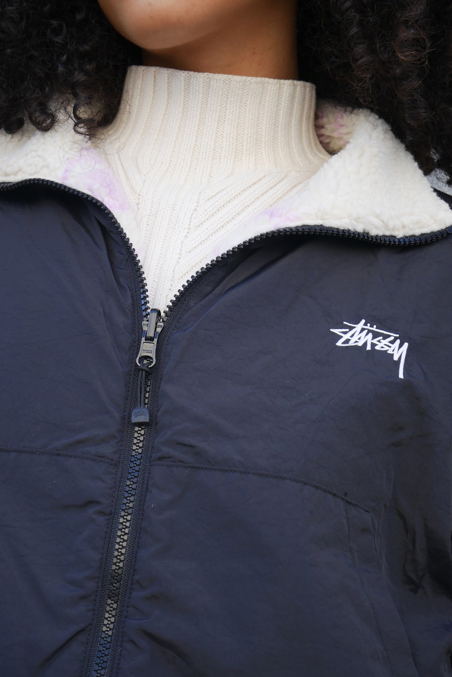 Stüssy Reversible Dragon Jacket Pink