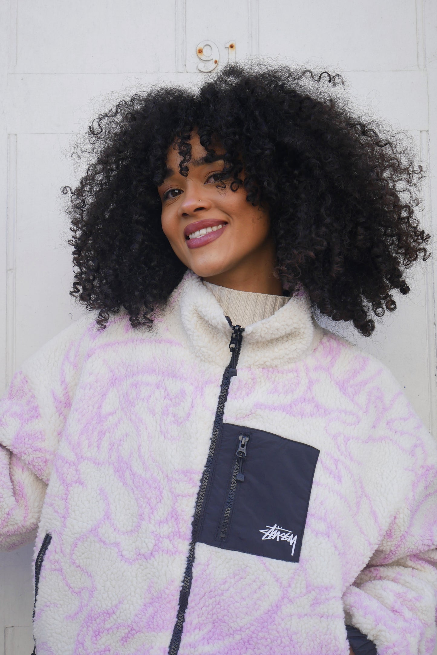 Stüssy Reversible Dragon Jacket Pink