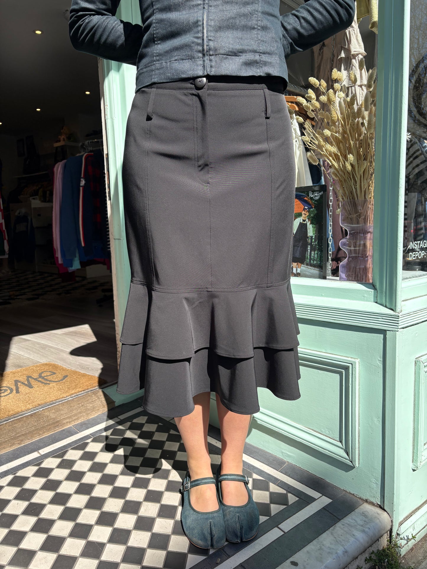 Y2K 1, 2, 3 Midi Skirt