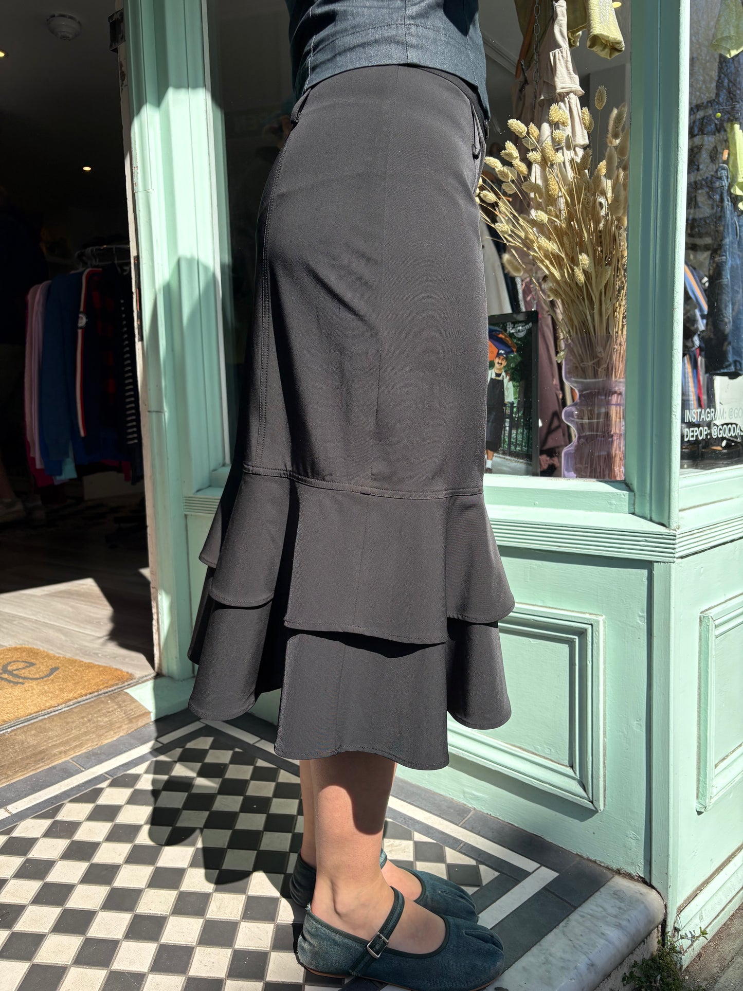 Y2K 1, 2, 3 Midi Skirt