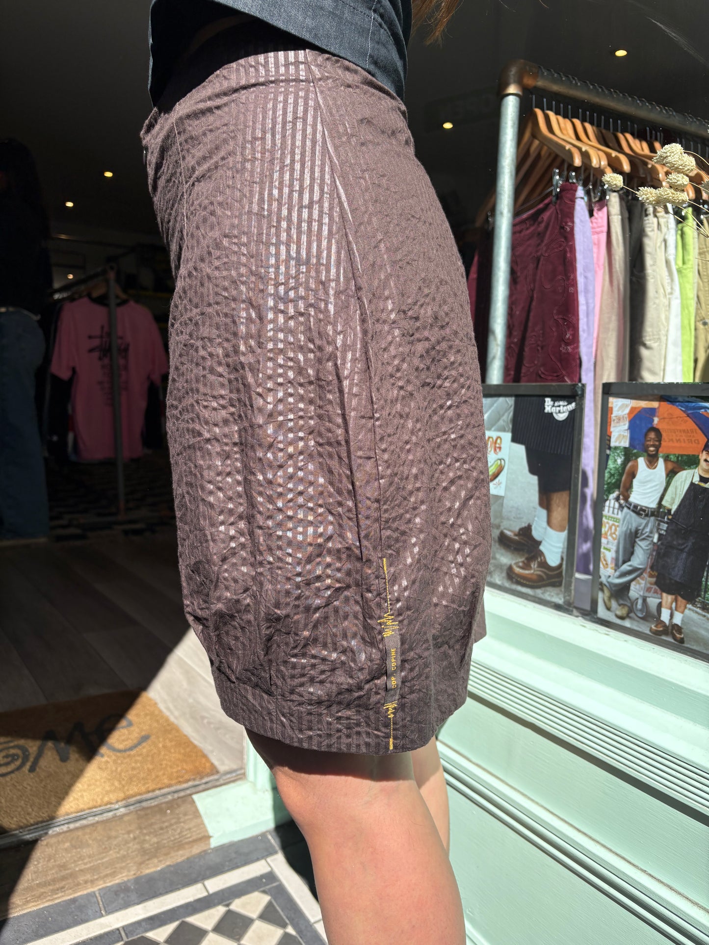 Y2K Deadstock Cop-Copine Mini Skirt