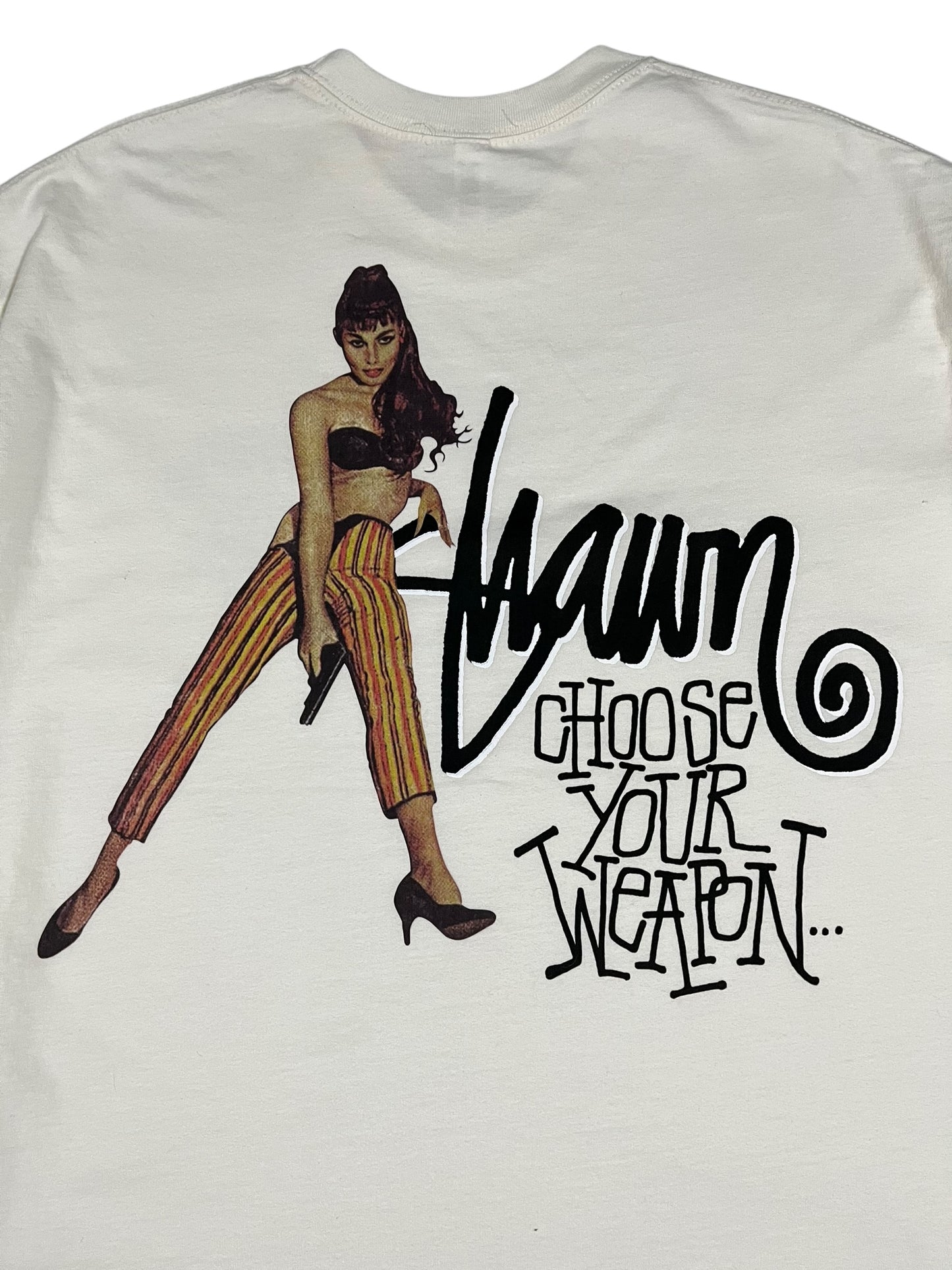 S Double Choose Your Weapon T-Shirt White