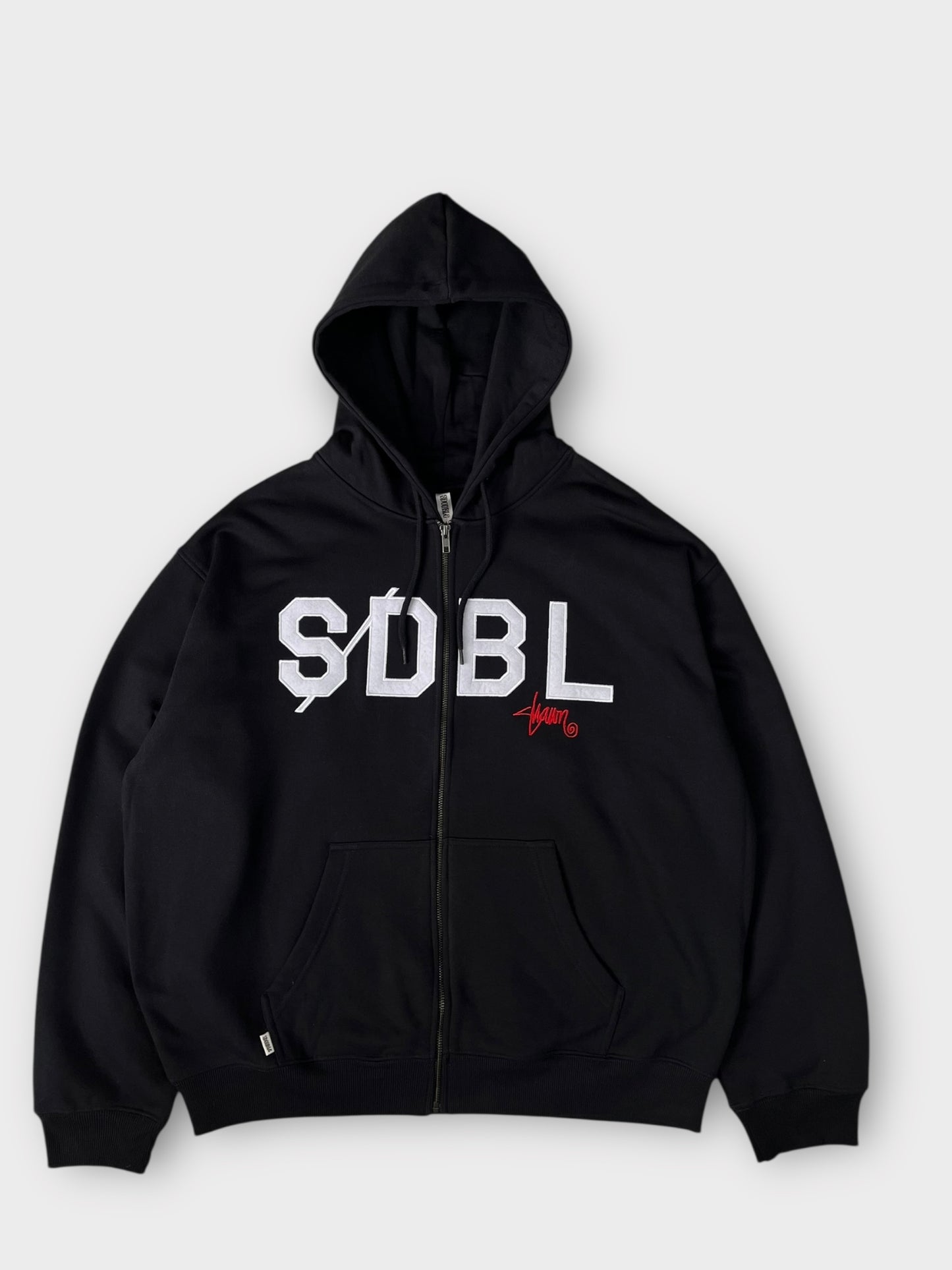 S Double Zip Through Hoodie