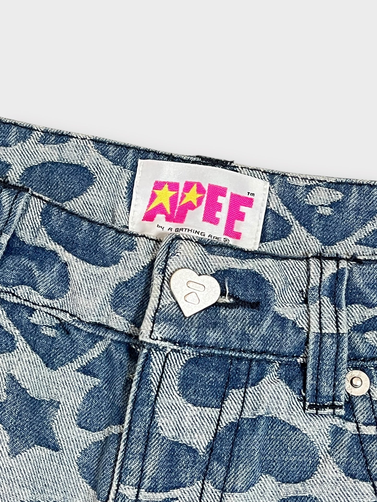 Aape by A Bathing Ape Denim Shorts