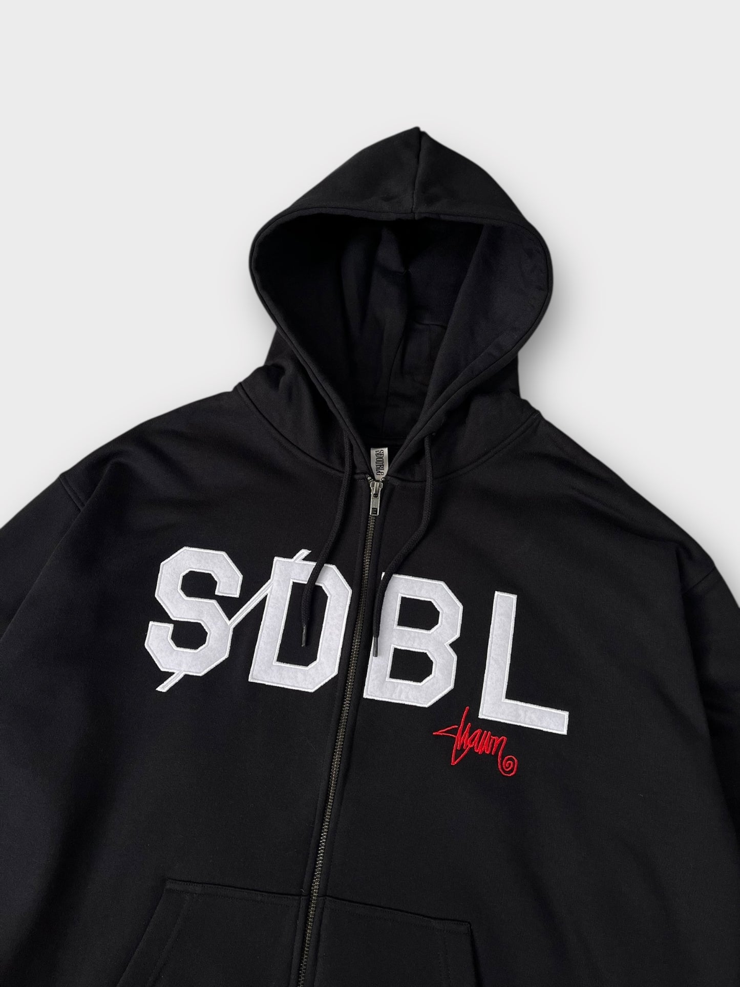 S Double Zip Through Hoodie