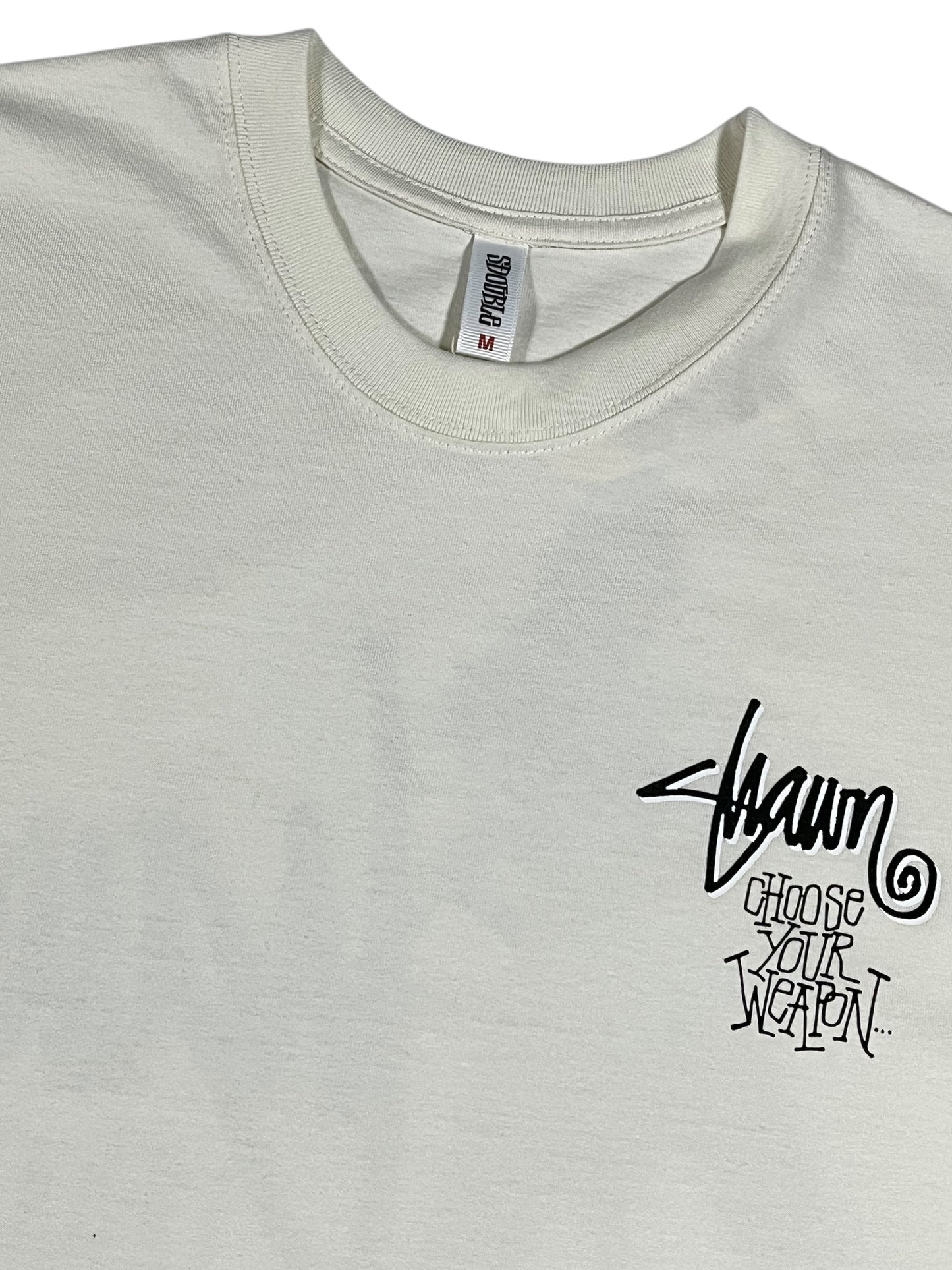S Double Choose Your Weapon T-Shirt White