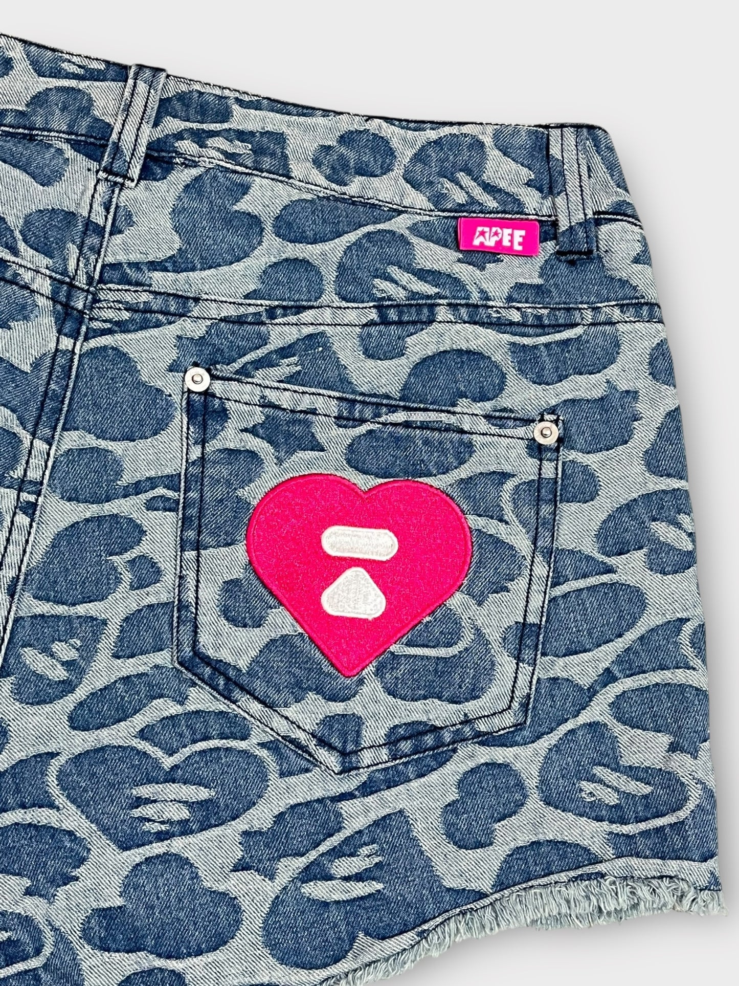 Aape by A Bathing Ape Denim Shorts