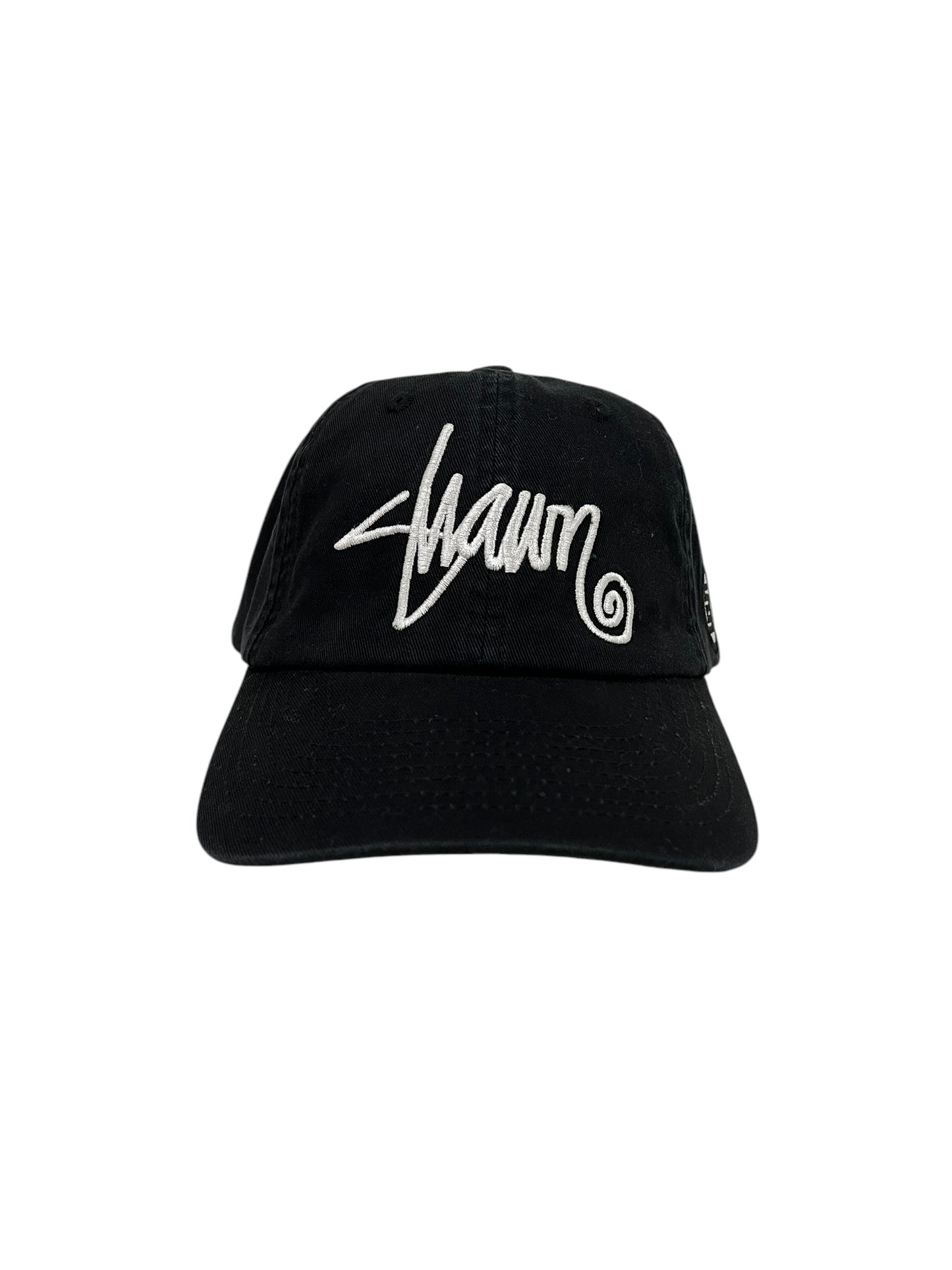 S Double Shawn Script Hat Black