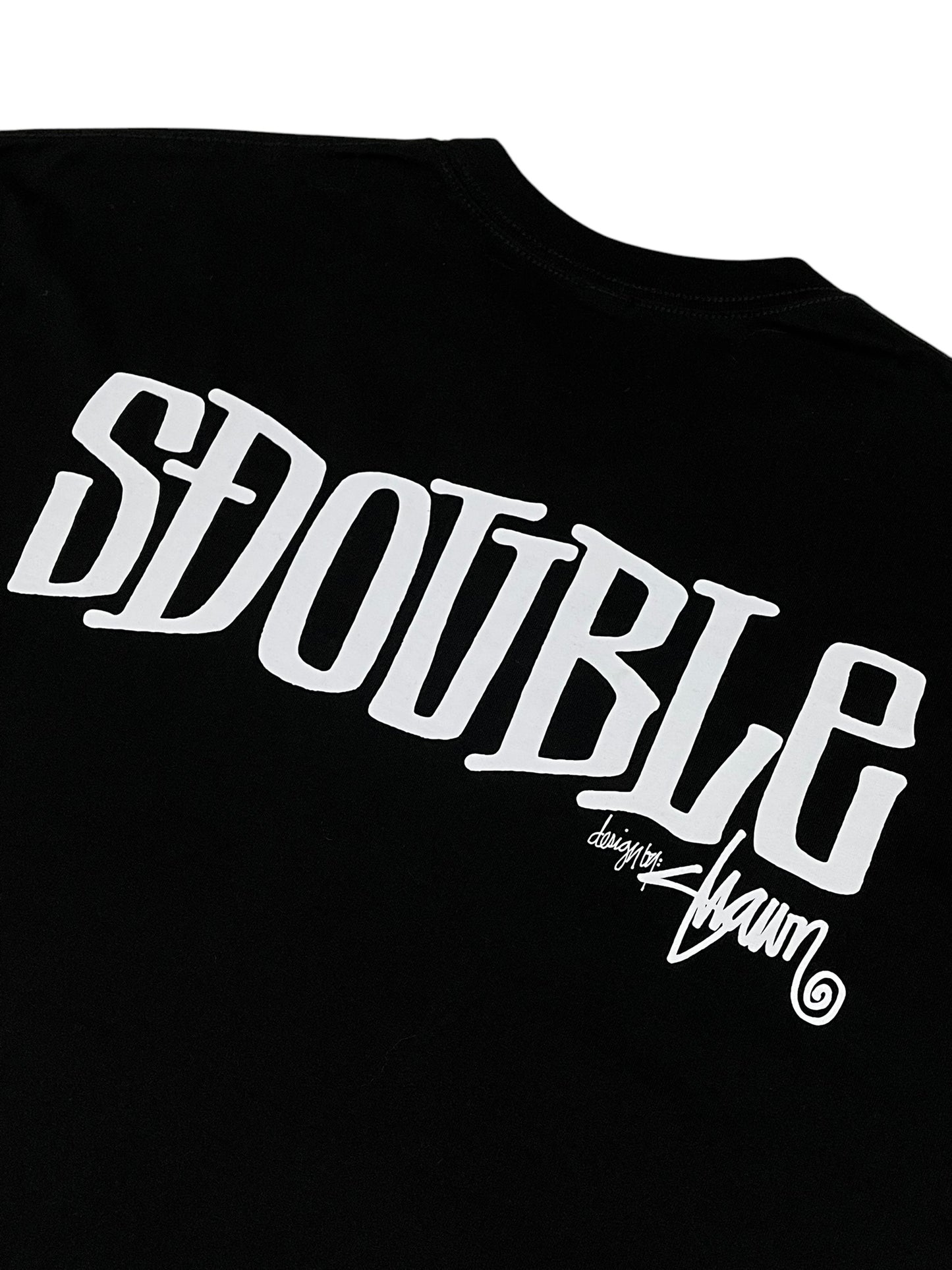 S Double "Design By" T-shirt Black