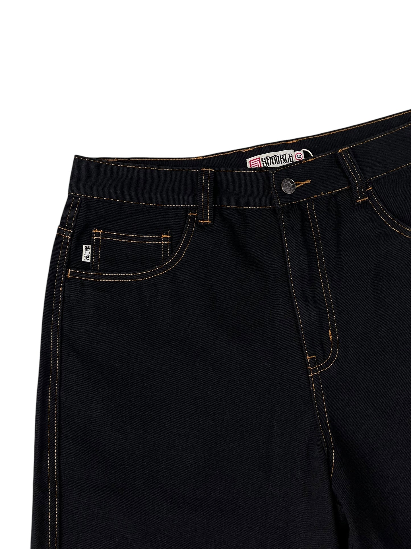 S Double Print Denim Shorts