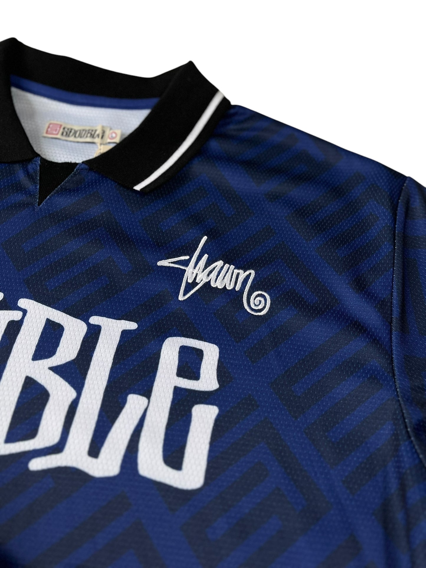 S Double Football Jersey Blue