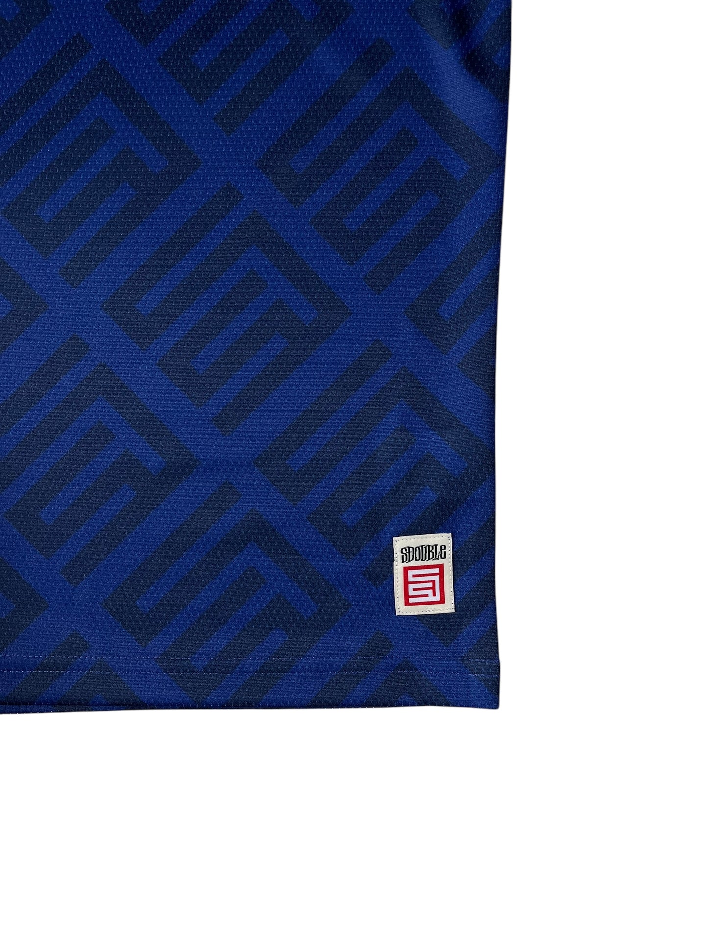 S Double Football Jersey Blue