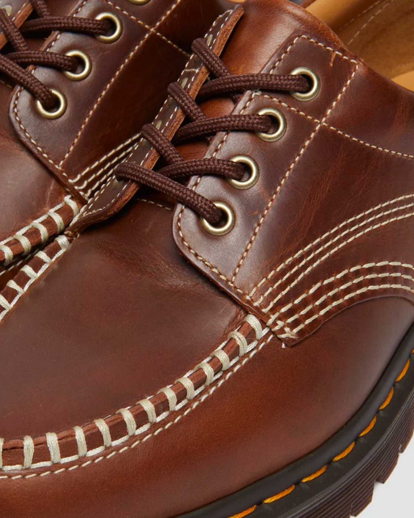 Dr. Martens Lowell Butterscotch Orleans Moc Toe Shoe