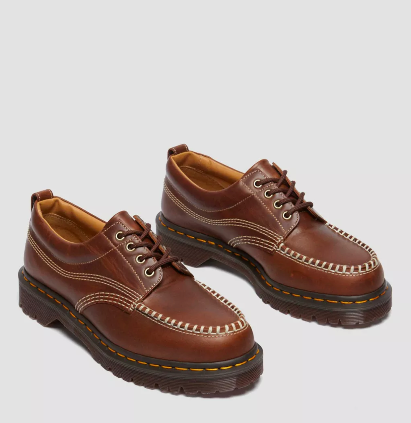 Dr. Martens Lowell Butterscotch Orleans Moc Toe Shoe