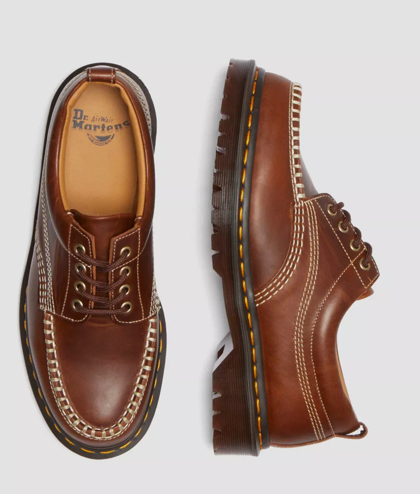 Dr. Martens Lowell Butterscotch Orleans Moc Toe Shoe