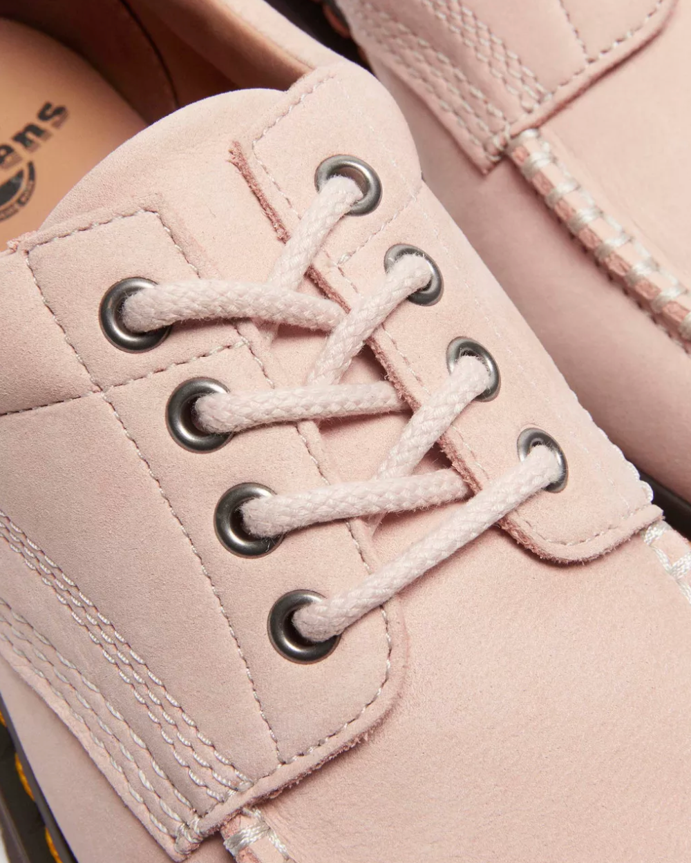 Dr. Martens Buttersoft Leather Moc Toe Shoe - Powder Pink