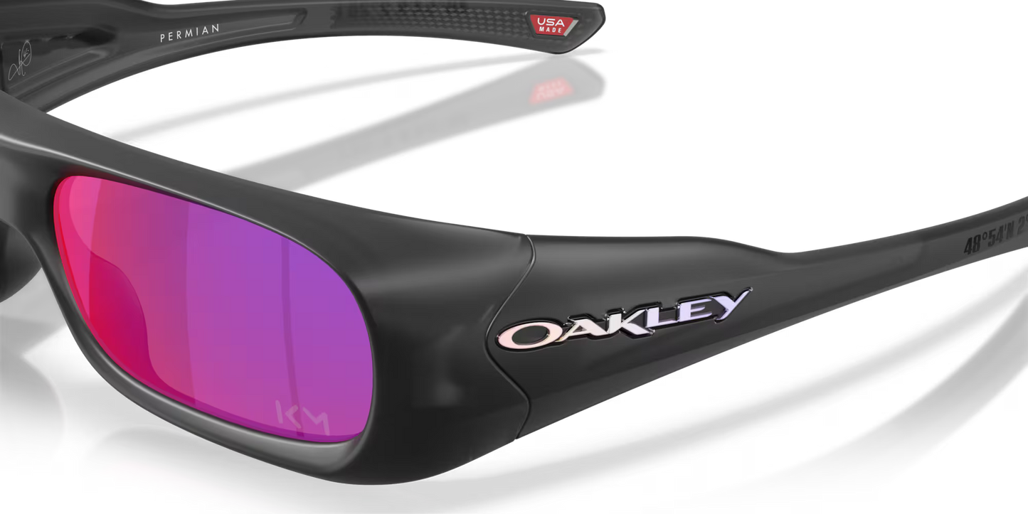 Oakley Permian Kylian Mbappé Signature Series - Matte Black Ink/Prism Road