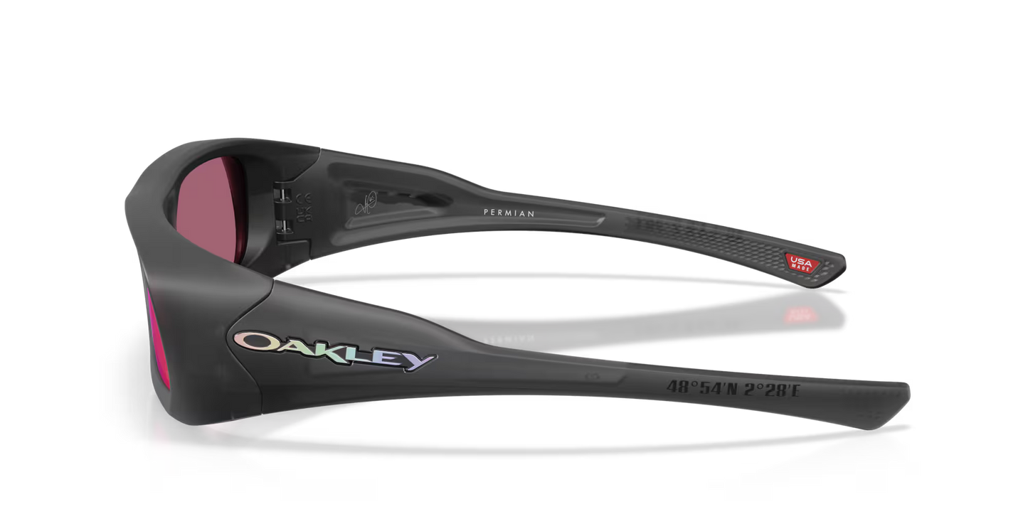 Oakley Permian Kylian Mbappé Signature Series - Matte Black Ink/Prism Road