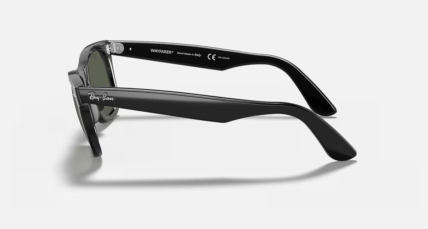 Ray-Ban Original Wayfarer Classic - Polished Black/Green Polarised