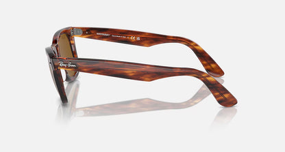 Ray-Ban Original Wayfarer Classic - Polished Striped Havana/B-15 Brown