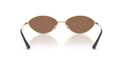 Ray-Ban Kai Bio-Based Sunglasses - Gold/Dark Brown