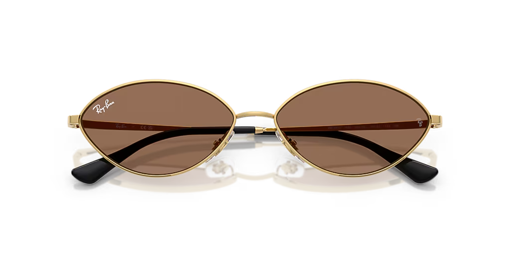 Ray-Ban Kai Bio-Based Sunglasses - Gold/Dark Brown