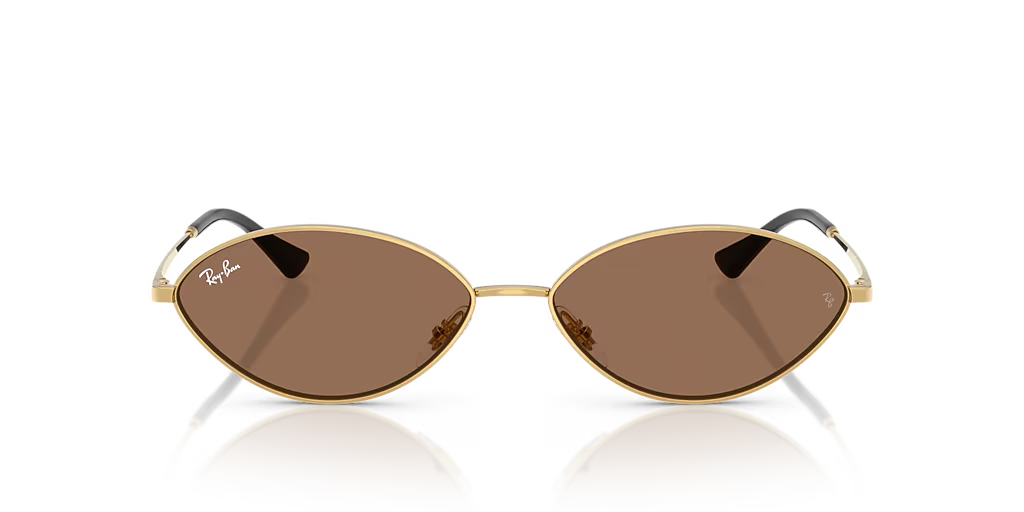 Ray-Ban Kai Bio-Based Sunglasses - Gold/Dark Brown