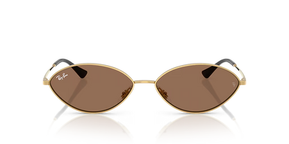 Ray-Ban Kai Bio-Based Sunglasses - Gold/Dark Brown