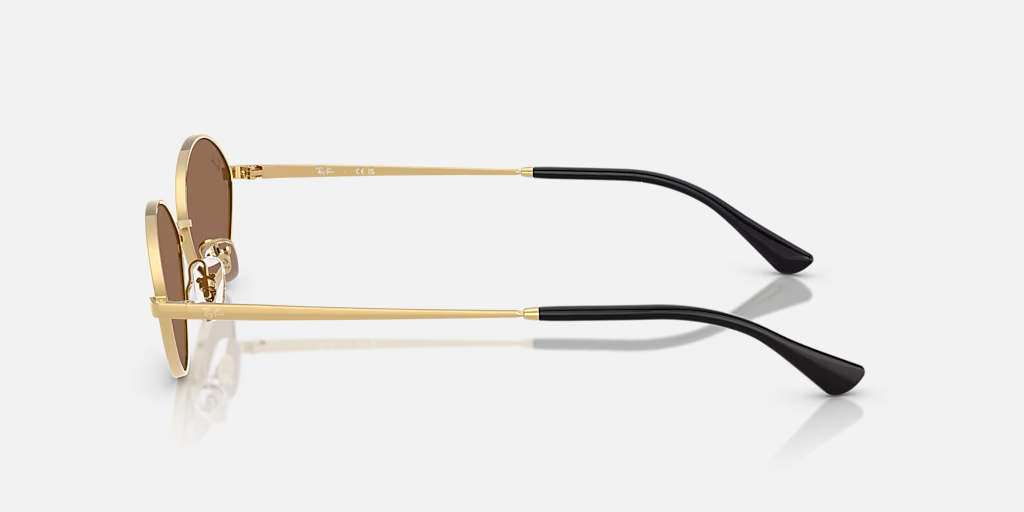 Ray-Ban Kai Bio-Based Sunglasses - Gold/Dark Brown