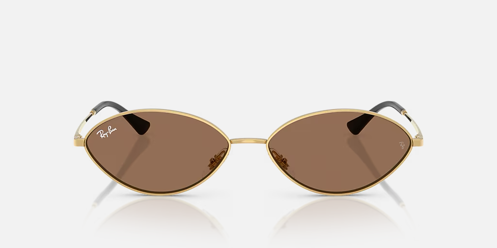 Ray-Ban Kai Bio-Based Sunglasses - Gold/Dark Brown