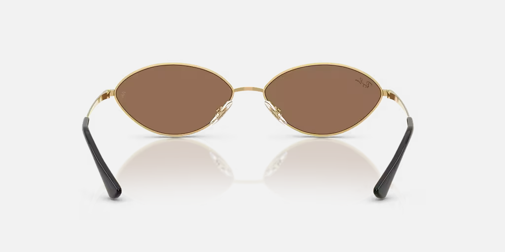 Ray-Ban Kai Bio-Based Sunglasses - Gold/Dark Brown