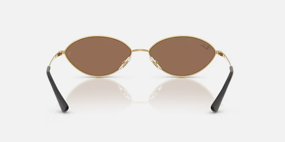 Ray-Ban Kai Bio-Based Sunglasses - Gold/Dark Brown