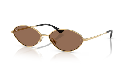 Ray-Ban Kai Bio-Based Sunglasses - Gold/Dark Brown