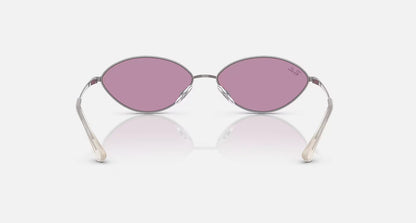 Ray-Ban Kai Bio-Based Sunglasses - Polished Gunmetal/Dark Violet