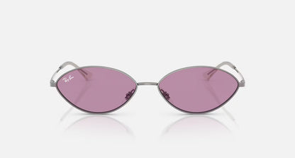 Ray-Ban Kai Bio-Based Sunglasses - Polished Gunmetal/Dark Violet