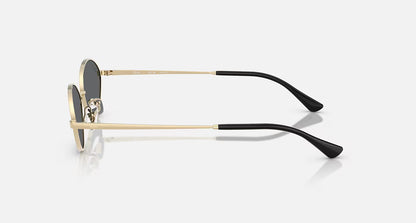 Ray-Ban Kai Bio-Based Sunglasses - Polished Pale Gold/Dark Grey Polarised