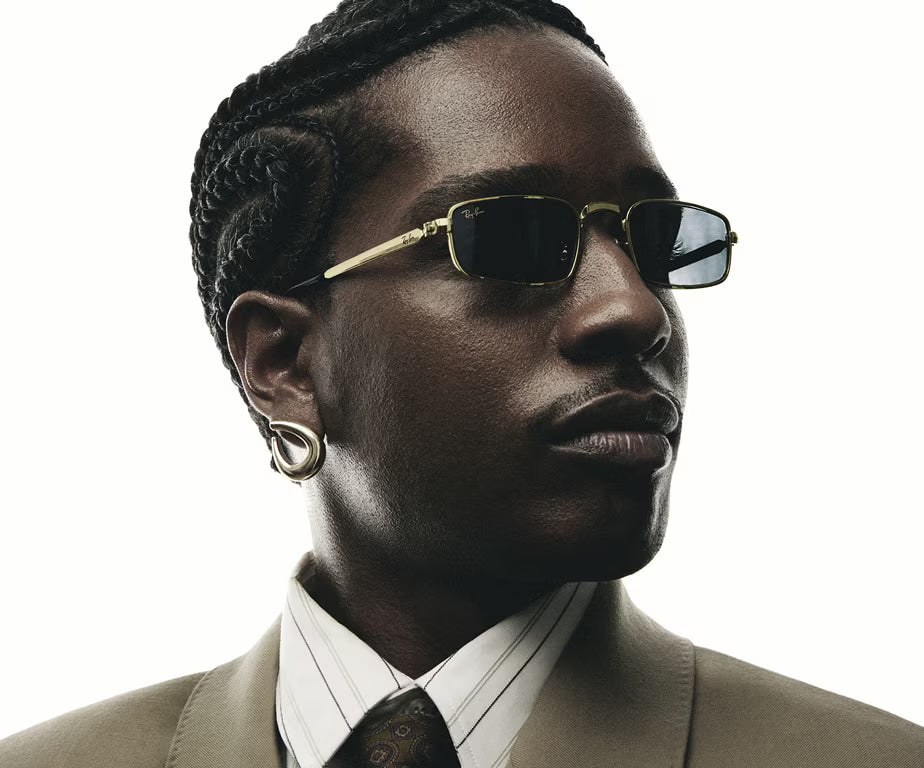 Ray-Ban Sunglasses by A$AP Rocky - Polished Arista Gold/Green